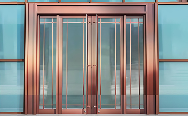 甘州玻璃地弹门