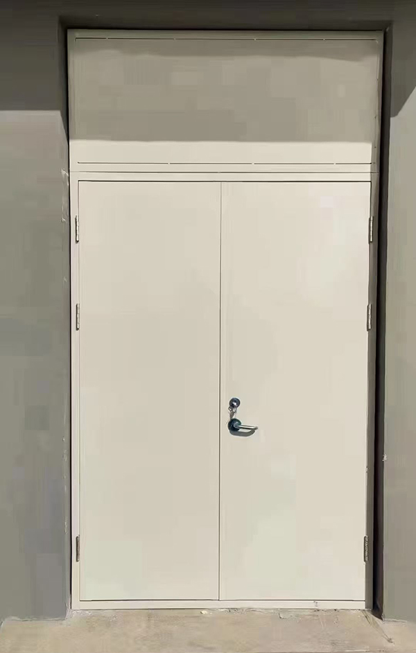 展览馆项目完成大跨度甘州防火门安装