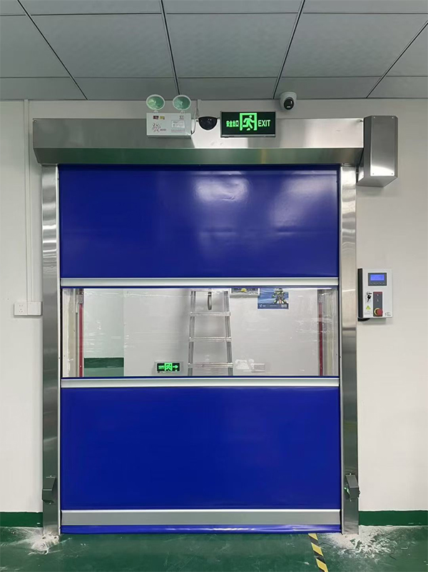 甘州快速甘州卷帘门在冷链物流仓储区的应用实践